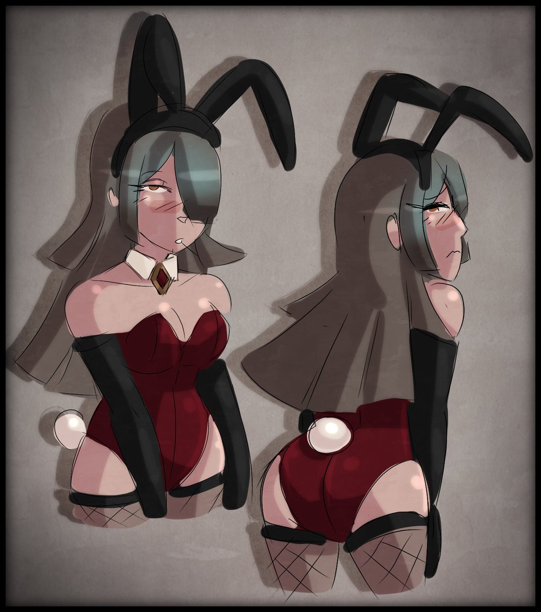 ♦️ Bunny Suit ♦️

Quick doodle Fabrizia in bunny suit as requested by @whyr1s !!😌🙏