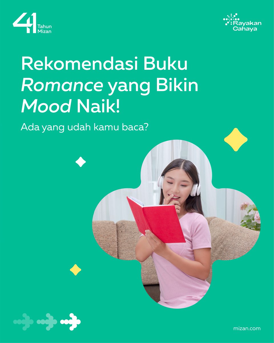 Lagi bad mood dan pengin baca buku yang bikin mood naik? Coba baca BUKU-BUKU ROMANCE ini, deh! 😍📚 [Sebuah Utas]