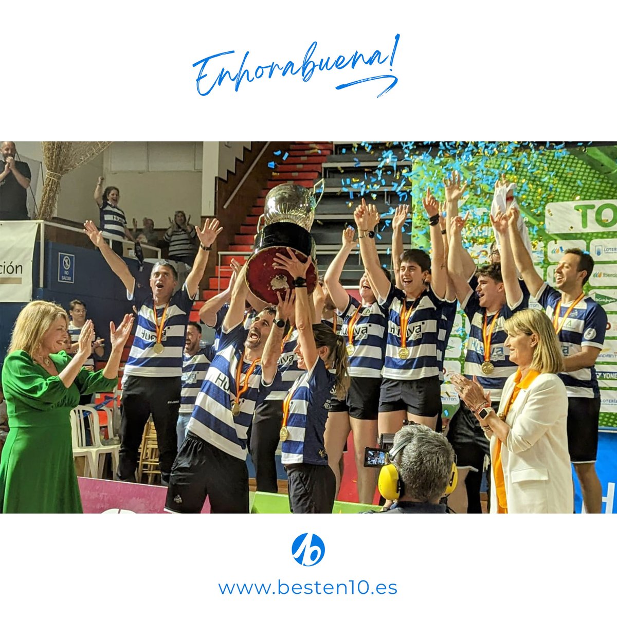 🏸 ¡El <a href="/CBIESLAORDEN/">RECRE I.E.S. LA ORDEN</a> lo ha vuelto a hacer!

🏆 Orgullosos de vestir a estos campeones con nuestra marca.

¡Felicidades por el noveno 🏆 título de liga! 💪🎉

#Besten10 #Bádminton #Top10Iberdrola 🙌