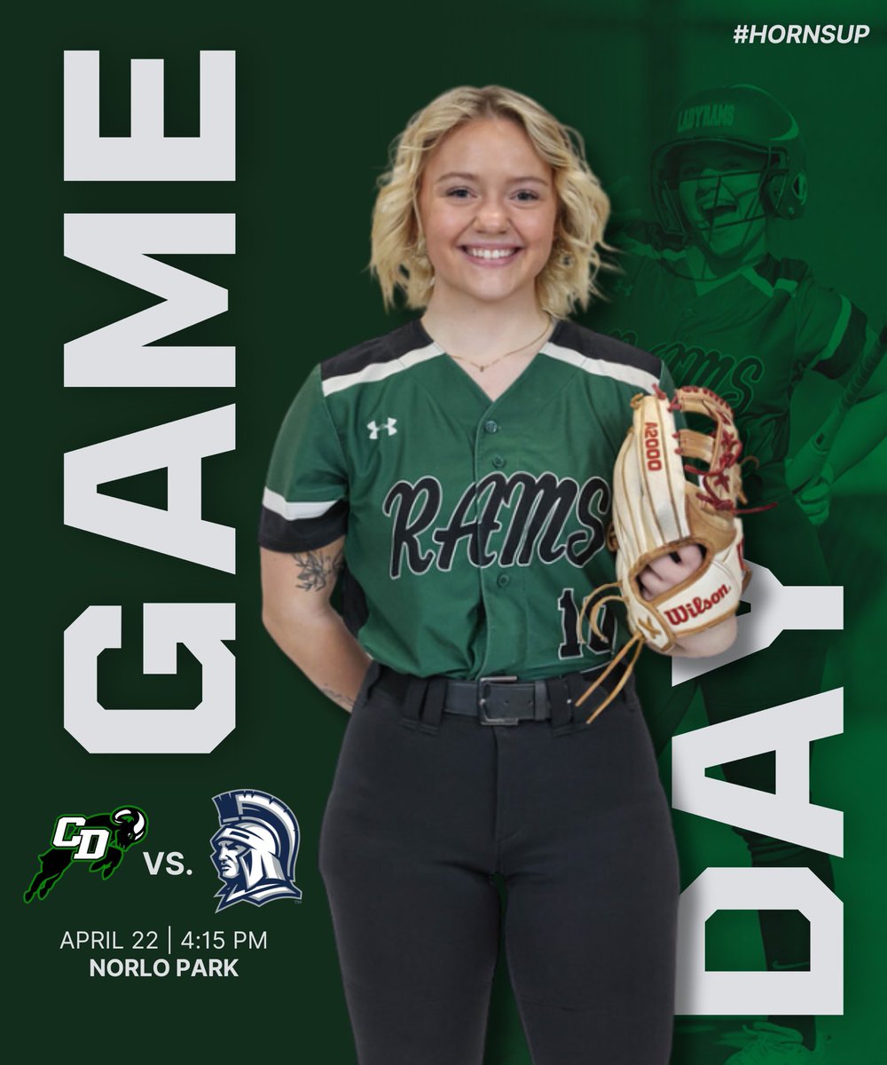 Back in action 🔜 #hornsup🤘#playproud

📍: Norlo Park
🆚: Chambersburg
🕓: 4:15 PM