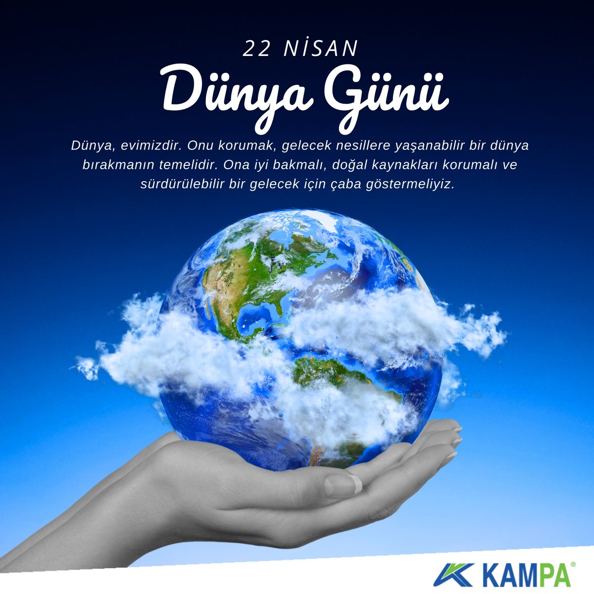 Yarınlarımız için doğa dostu ve sürdürülebilir uygulamalarımız ile çevremizi koruyor, gelecek nesillere daha yaşanabilir bir dünya bırakmak için aralıksız çalışıyoruz. #DünyaGünü #kampaticaret #kampahavalandırma #22nisandünyagünü #Bursa #küçük sanayi