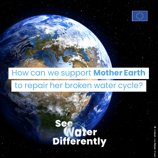 This #EarthDay, remember: 💧We see more floods & droughts, life is disappearing from rivers & seas, crops are failing And the reason is: 💧The water cycle is spinning out of balance, worsened by #ClimateChange That's why we need to be more #WaterWiseEU 👉europa.eu/!p6hkwy