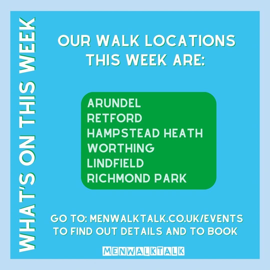 We would love to see you at one of our walks next weekend! All information is on our website: buff.ly/35u7ovm 🌞