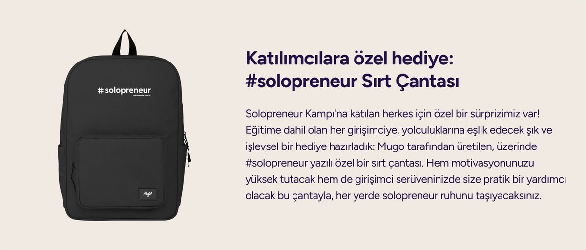 Bugün, SaaS Akademi çatısı altında 2 program daha duyuruyoruz:

1. Solopreneur Kampı: Bir girişimci olarak bu programın başından sonuna bir micro-saas uygulamayı, kodsuz bir şekilde hayata geçirmiş olacaksınız.

2. SaaS Ürün Yönetimi Uzmanlık Programı: Bir SaaS uygulamala nasıl