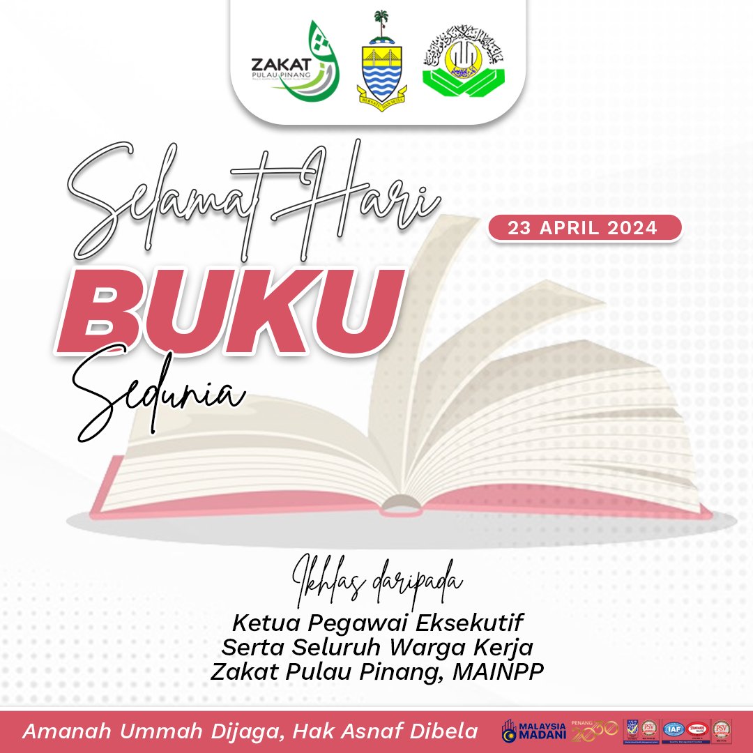 Selamat Hari Buku Sedunia🤲 . Buku membawa kita ke mana-mana yang kita tidak pernah sampai. Buku juga mempertemukan kita dengan mereka yang kita tidak pernah jumpa malah mereka yang telah tiada.