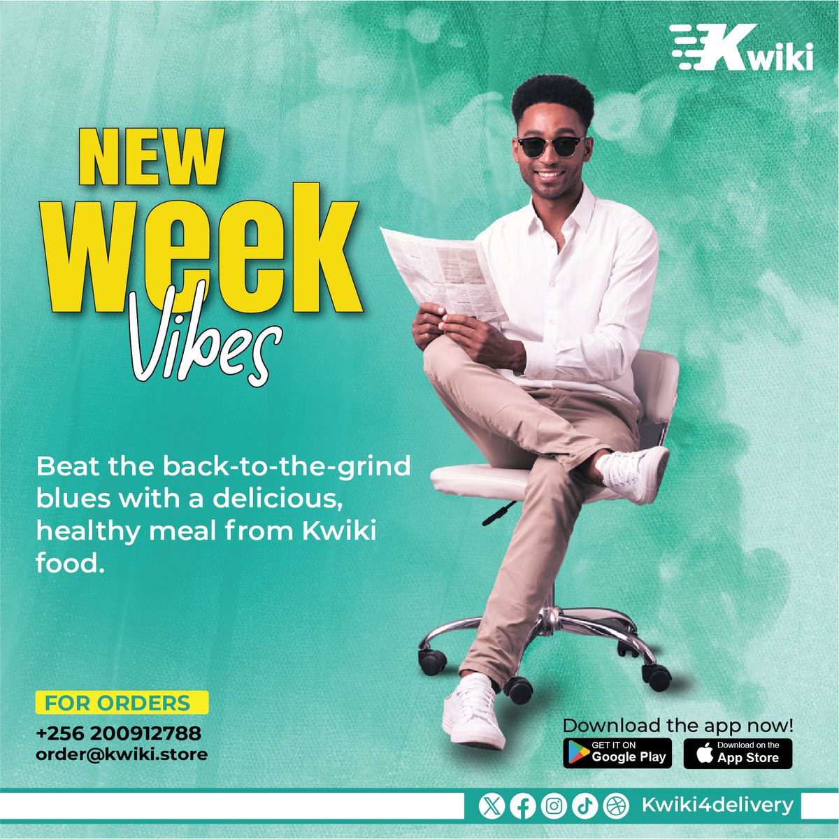 No need to let the Monday blues get you down! Kwiki Food can help you conquer those back-to-the-grind feelings with a delicious and healthy meal.

#fastdelivery #kwiki4delivery #fooddelivery #fy #fyp #fypシ #foryoupage #foryou  #delivery #food #blessedweek #newweek #inspiration