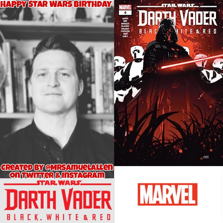 Happy Birthday to @dannyearls16, he worked as a penciller on comic #DarthVaderBlackWhiteAndRed4. May he have a good one.