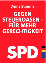 Die #SPD will laut ihren neuesten #Wahlplakaten '#Steueroasen austrocknen und #Steuergerechtigkeit herstellen' (sic!). In den letzten 25 Jahren war die SPD 13 Jahre lang Herr im dafür zuständigen #Finanzministerium. Scheint ja ein ernstgemeintes #Wahlversprechen zu sein!😁😳🥴🤦‍♀️