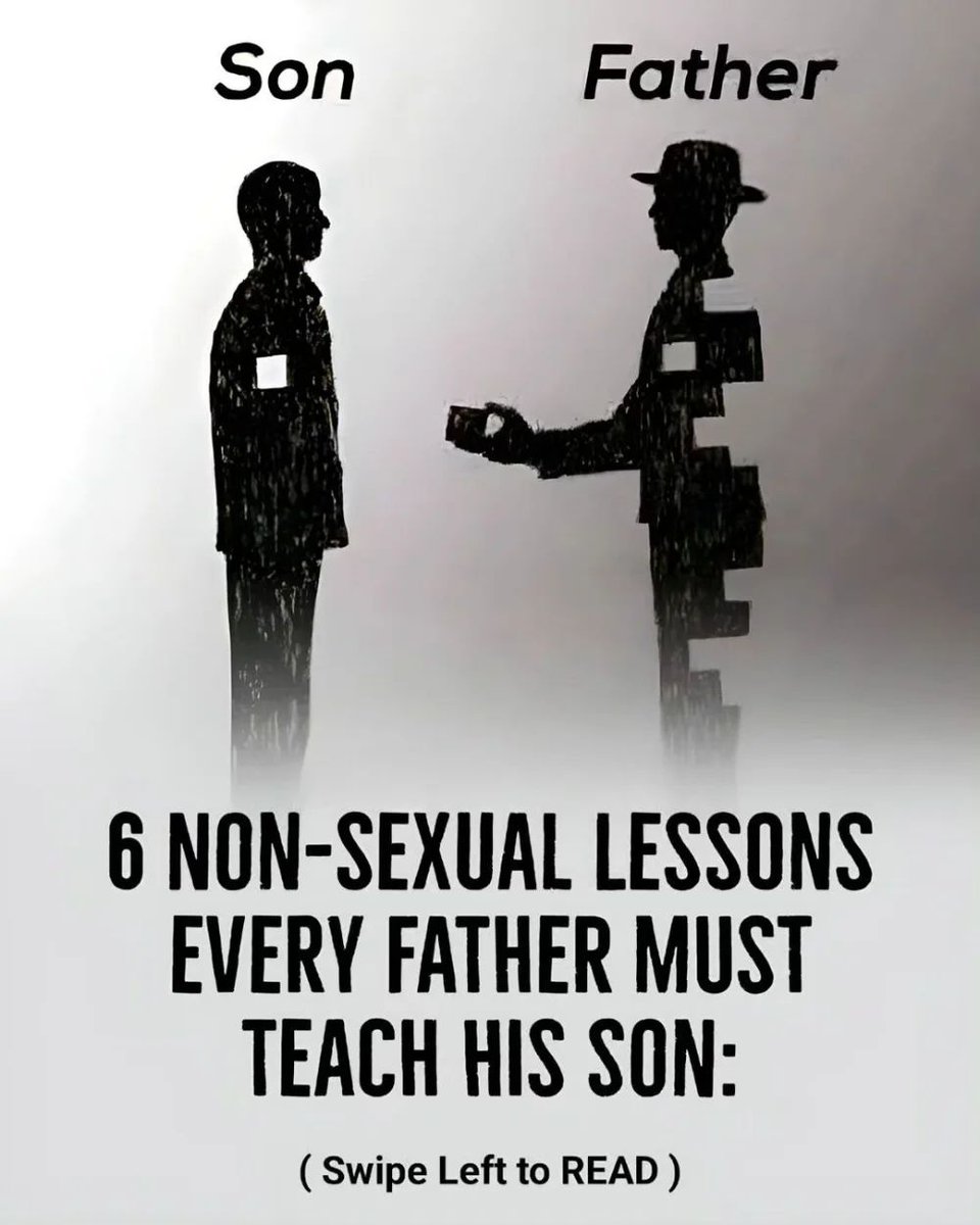A good father is one of the most unsung, unpraised, unnoticed, and yet one of the most valuable assets in our society.

6 Non-Sexual Lessons Every Father Must Teach His Son: