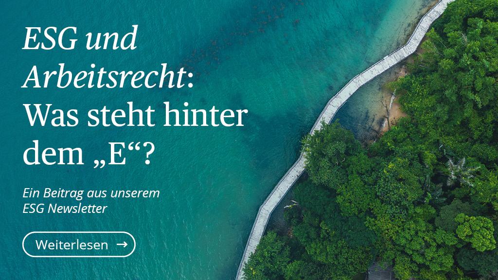 💡 Was steht hinter dem „E"? In unserer Beitragsreihe zu #ESG ✖ #Arbeitsrecht geben wir einen Überblick über die aus arbeitsrechtlicher Sicht relevanten Themen , die jeweils hinter den Bereichen „#Environmental", „#Social" und „#Governance" stehen. twobirds.com/de/insights/20…