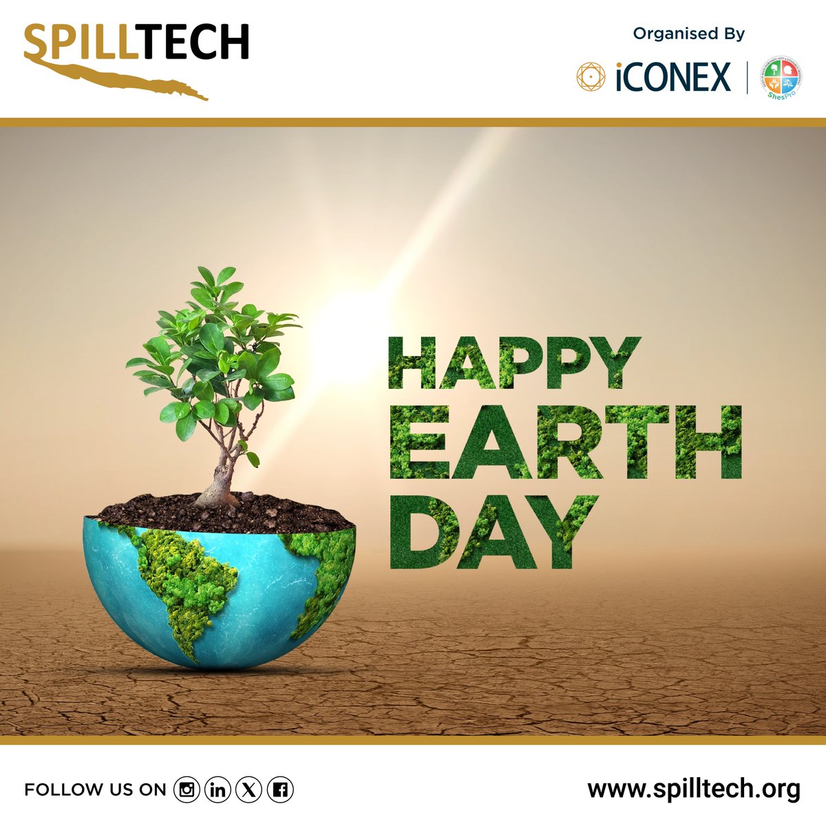 spilltechevent's tweet photo. Wishing everyone a #HappyEarthDay! Let's work hand in hand to keep our planet clean and safe.
#EarthDay #EarthDay2024 #EarthDayEveryDay #nature #planet #climatechange #savetheplanet #environment #SpillTech https://t.co/UwJo4C2xx1