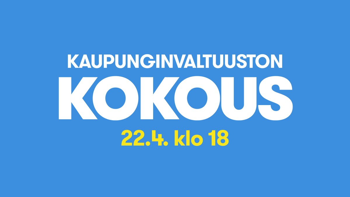 Katso kaupunginvaltuuston kokous tänään kello 18 alkaen! Tästä Vantaan verkkosivujen striimiin: vantaa.fi/fi/kokouskalen… Valtuusto käsittelee muun muassa henkilöstökertomusta 2023. #Vantaa #Vantaavaltuusto #henkilöstökertomus