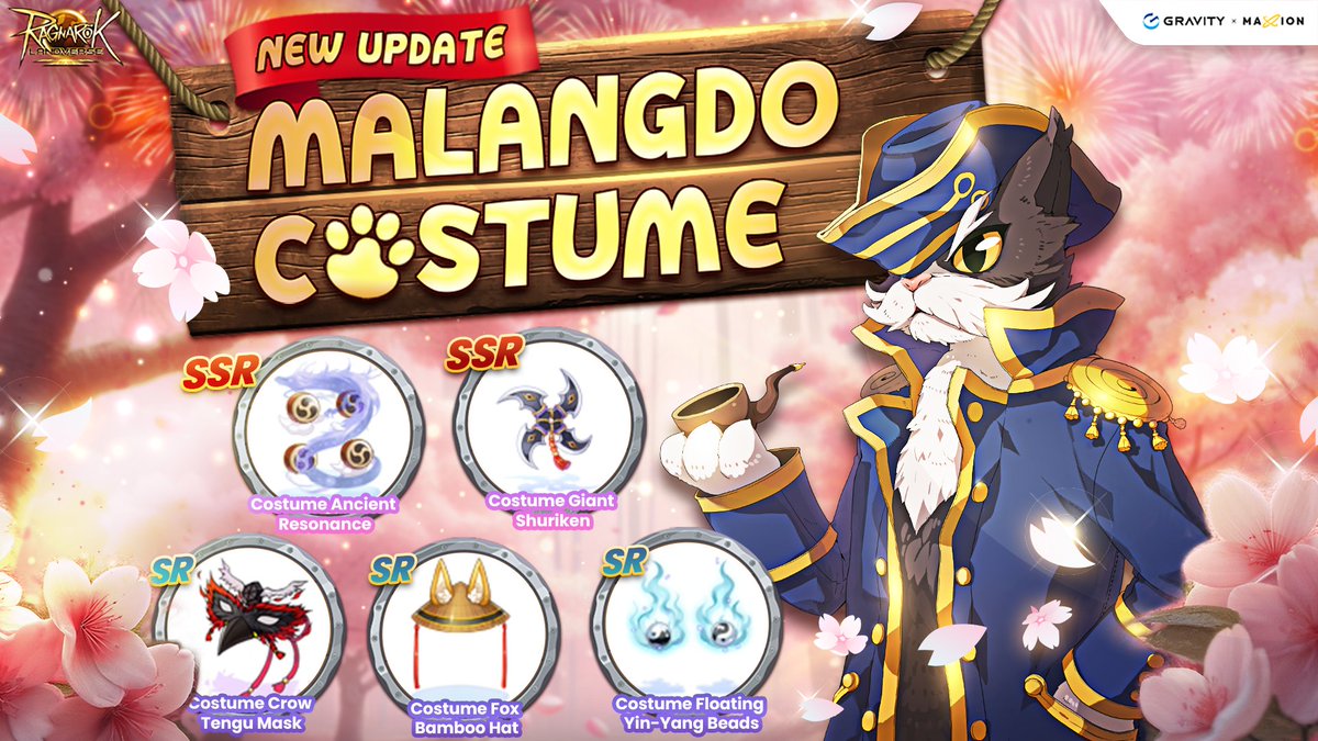 Malangdo Costumes SS4: Use Silvervine Fruit to Exchange for New Costumes at Malangdo Island. Discover Super Cool Costumes in this latest update. For more details, Click ☛news.landverse.maxion.gg/2024/04/22/rag… #Web3Gaming #PCMMORPG #Ragnarok