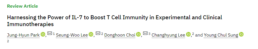 #dcvax $nwbo #gbm 

Interesting observations from the authors of this article on IL-7 (Revimmune)

'Harnessing the Power of IL-7 to Boost T Cell Immunity in Experimental and Clinical Immunotherapies'
Published online Feb 15, 2024.

'Using IL-7 as a standalone therapy is limited