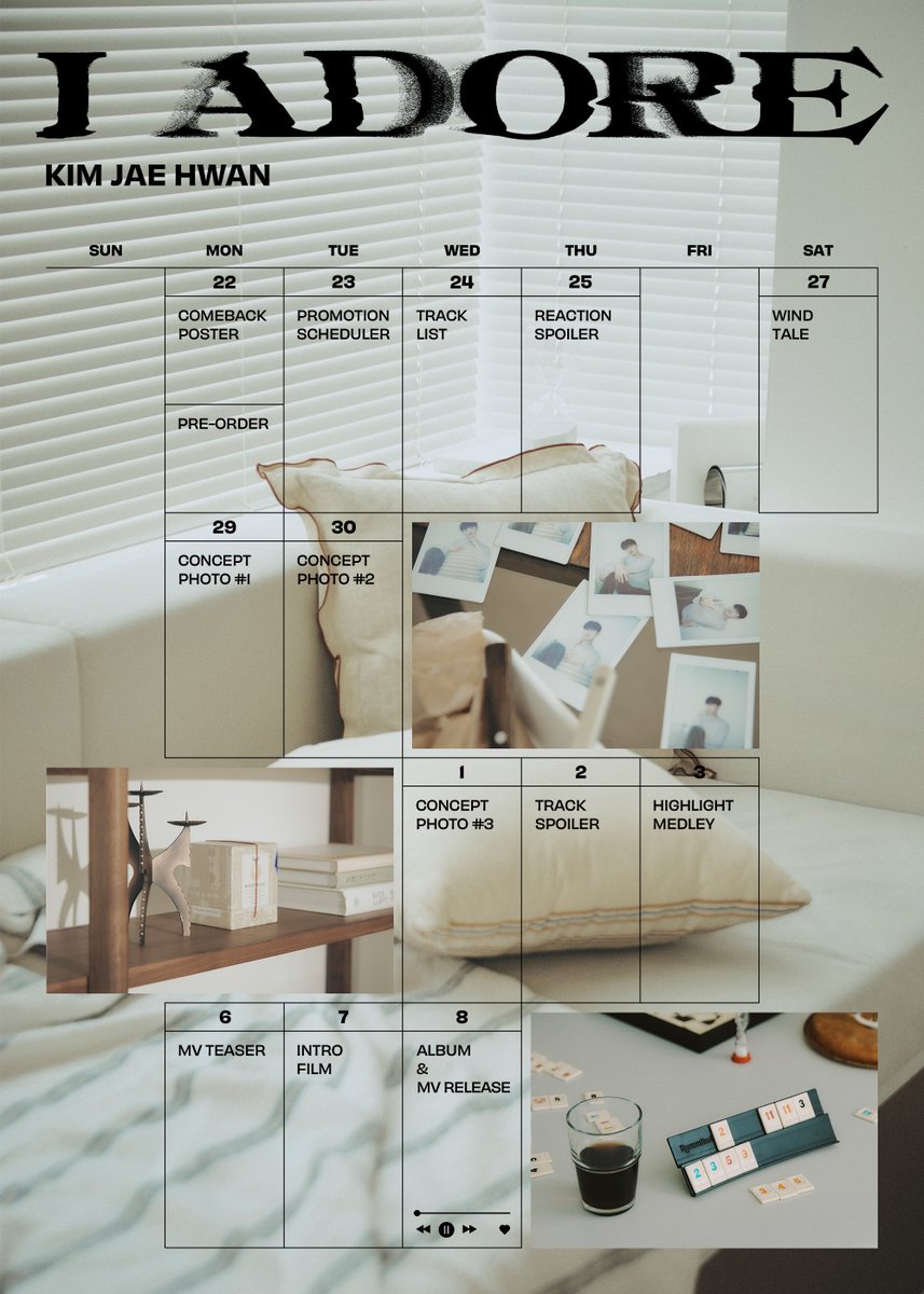 김재환 (KIM JAE HWAN) | 7th Mini Album 'I Adore' PROMOTION SCHEDULER 2024.05.08 6PM (KST) Release! #김재환 #KIMJAEHWAN #I_Adore #김재환_I_Adore