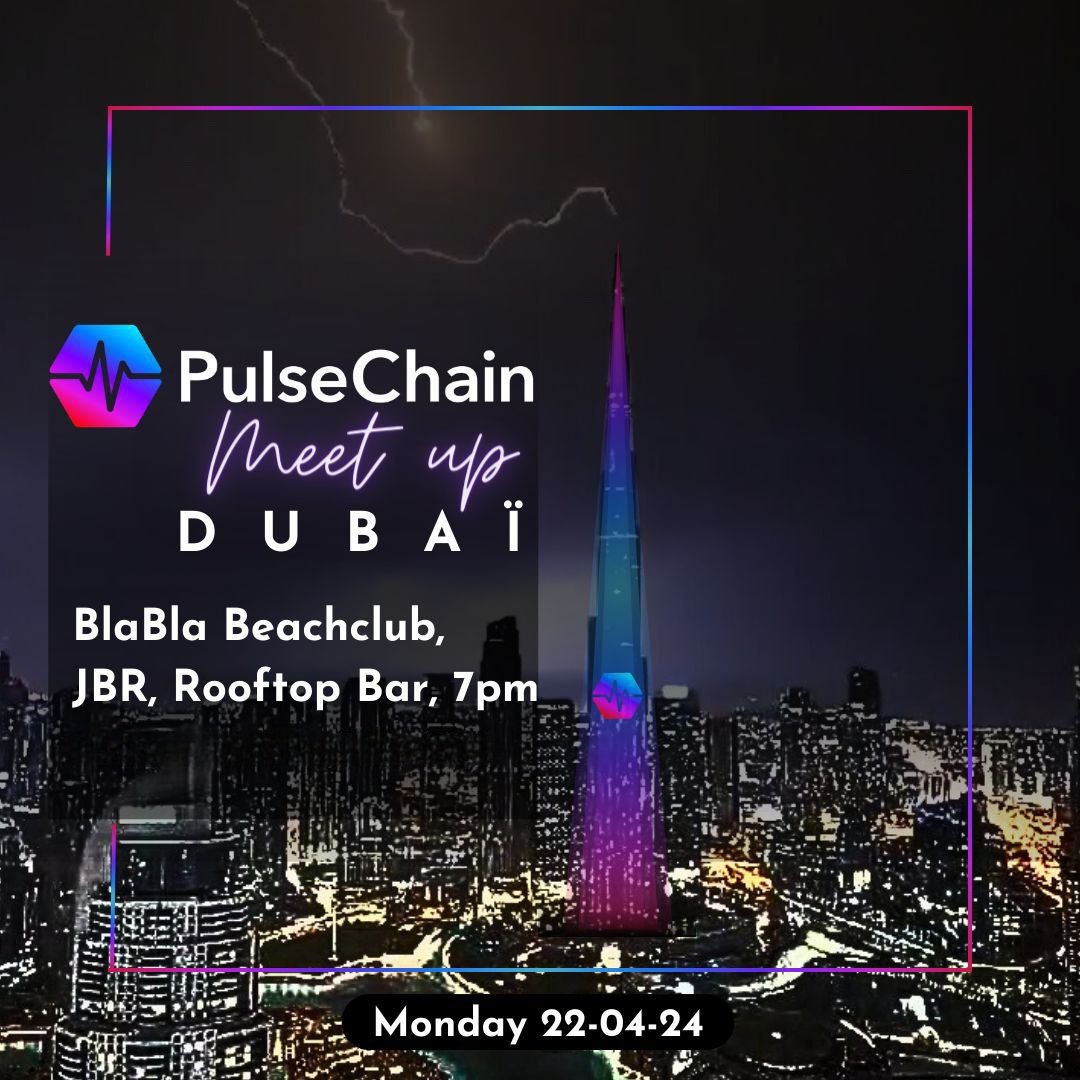 Happy to meet YOU ALL this night at the #PulseChain #Meetup 💥🍹😎 @Hexscout @LovePulseChain, our local #Crypto friends ❤️‍🔥 and all who are interested in connections, knowledge and fun 🍹✌🏼. 
#CBI #RBI #Visa #RealEstate #Blockchain #LOVE #TOKEN2049 #WorldBlockchainSummit #WBS2024…