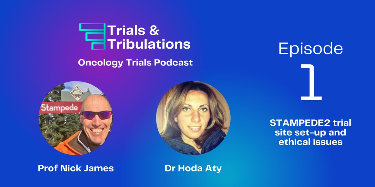 📢 Launching 'Trials & Tribulations” Podcast 🎙️! We dive into the STAMPEDE2 trial exploring site set-up and ethical approval. Check out our first episode! @ICR_London @royalmarsdenNHS @MRCCTU 🎧 podcasters.spotify.com/pod/show/trial… 📽️ youtu.be/Peyo_wvY5_E