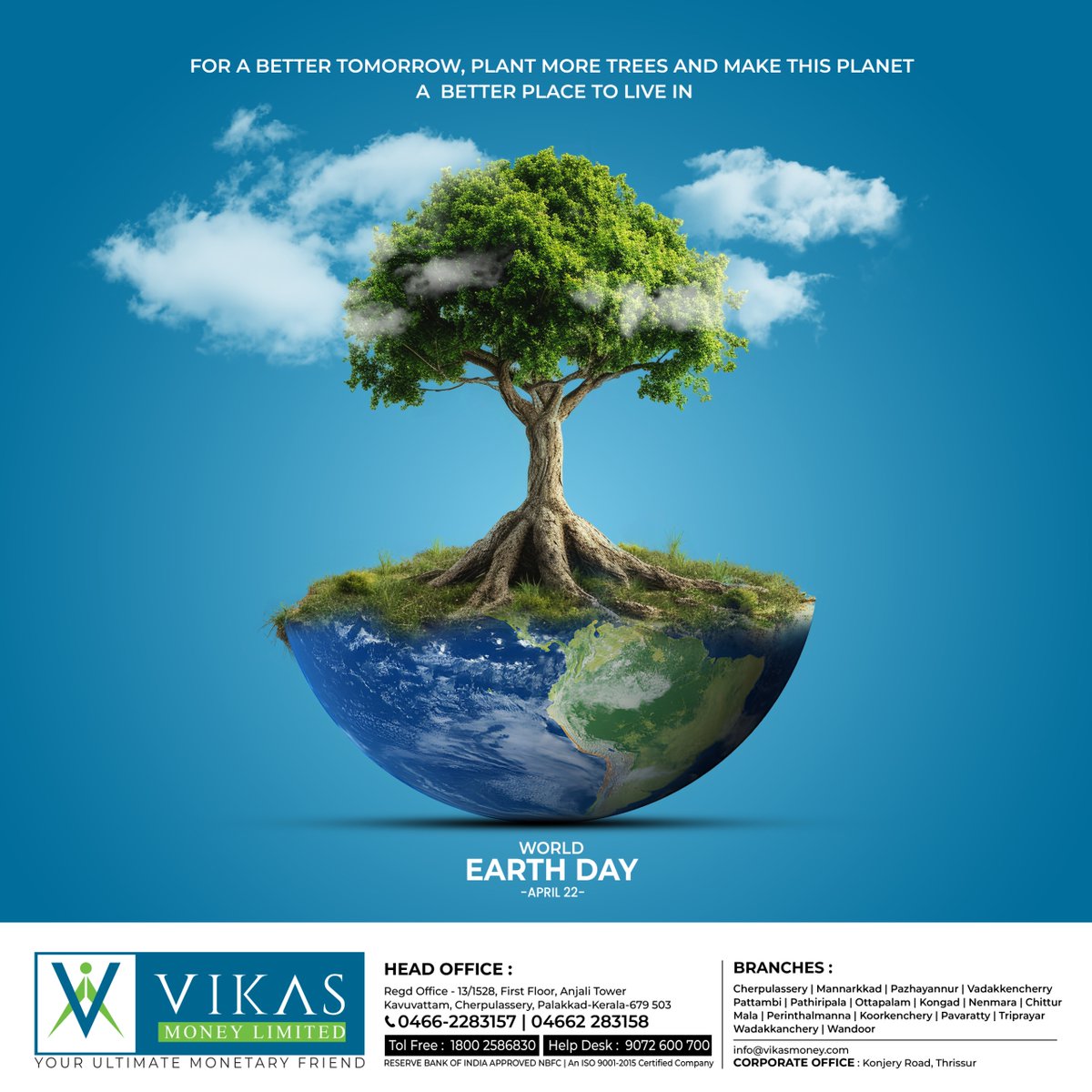 VikasmoneyL's tweet photo. Our planet. Our future. Let's work together to create a sustainable future for generations to come. #EarthDay https://t.co/Z6zJR36GQq