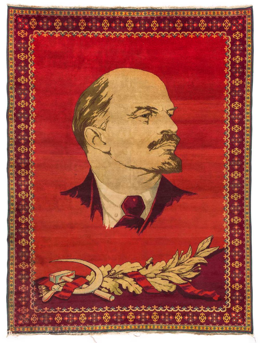 'Lenin' Karabakh carpet, USSR, circa 1950