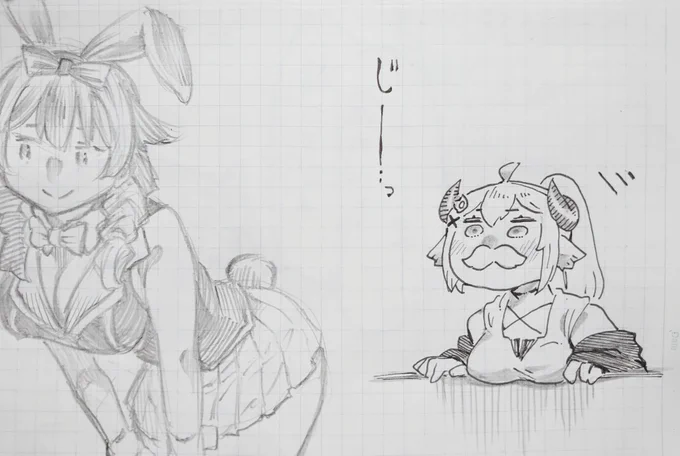 かわいい女の子を描きました。
#つのまきあーと 