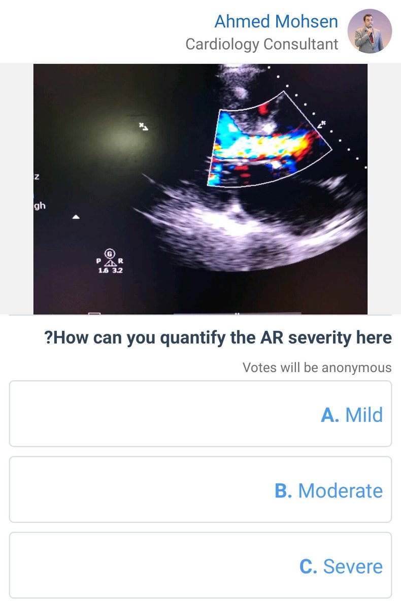 Share your thoughts Vote now in Medshr! The correct answer will be provided in Cardiology Quizzes Medshr group after 24 hours! Join us, post your cases, and enjoy free learning medshr.it/cardioquizzes