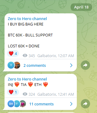 OscarInWeb3_BML's tweet photo. 9. On 18 April, once again, we called our member to buy more here when BTC reached 59k8-60k. https://t.co/lxpqkdIy5R