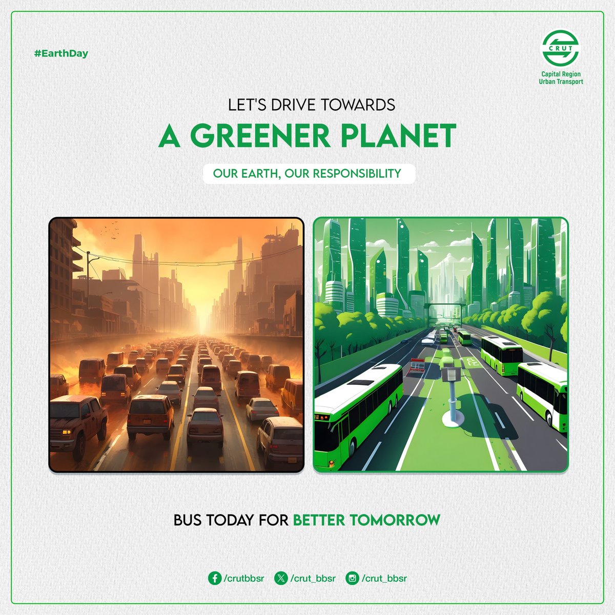 Celebrate #EarthDay every day! 

Do you know that compared to driving, taking #publictransport can reduce carbon emissions by up to 45%? 

#GoGreen and #ProtectTheEarth by changing #TheWayWeMove. 

Commute with #Mobus🚌 for a greener tomorrow.