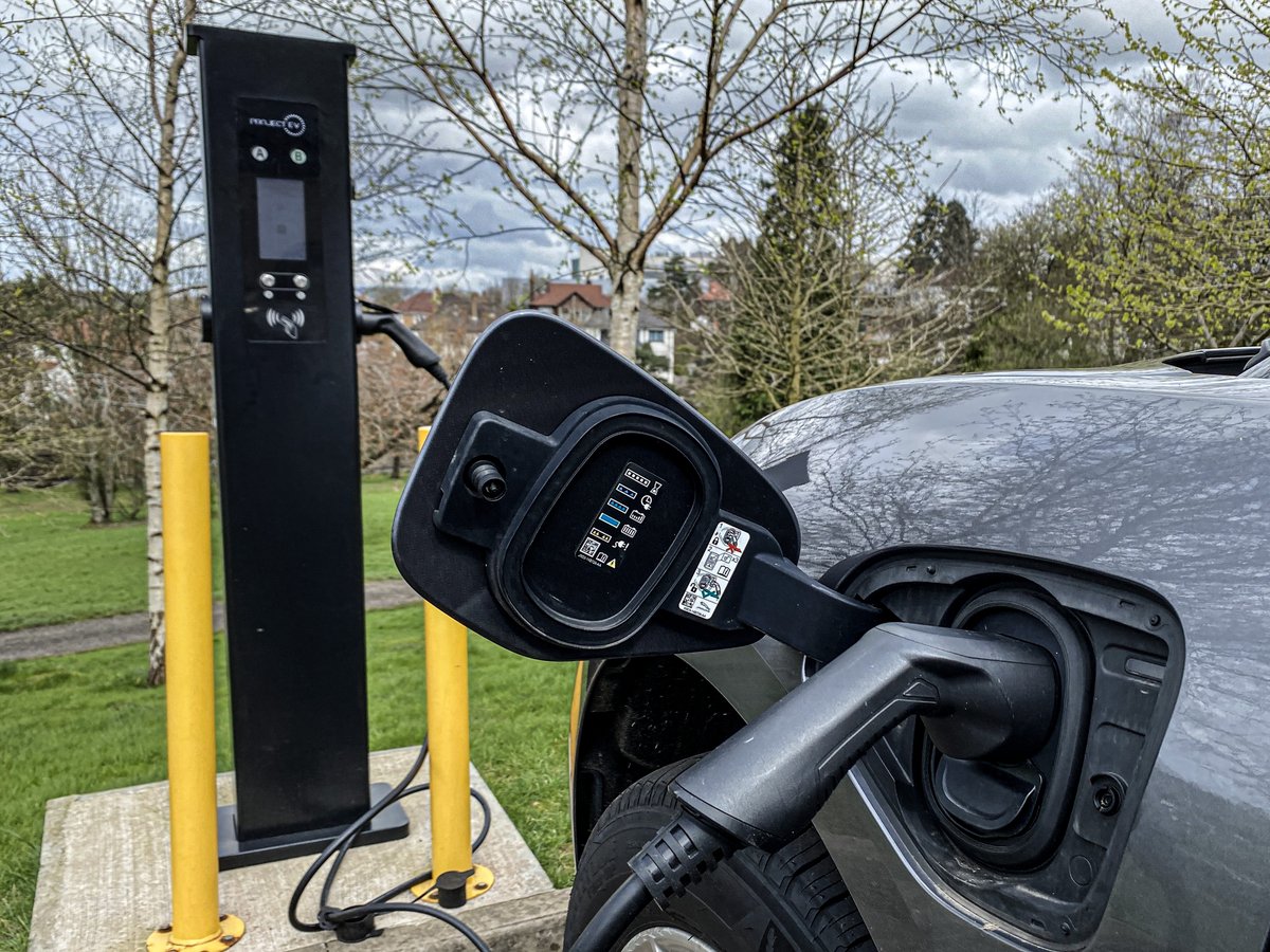 The arrangements for using Electric Vehicle (EV) charging points at all our sites are changing from today. If you have an EV and plan to use our chargers, please read the important information here: bit.ly/3vVORtd #NHSGGC #Sustainability #Transport