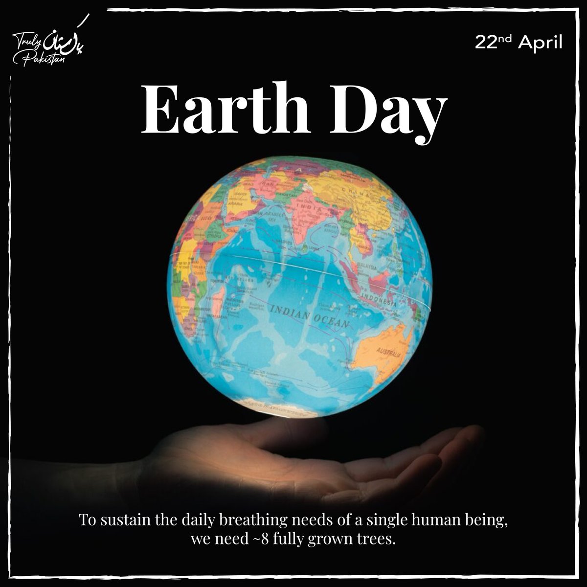 Every action counts. Celebrate Earth Day by making a conscious choice to reduce your environmental footprint.
 
#TrulyPakistan #EarthDay #EnvironmentalFootprint #BeMindful #Sustainability