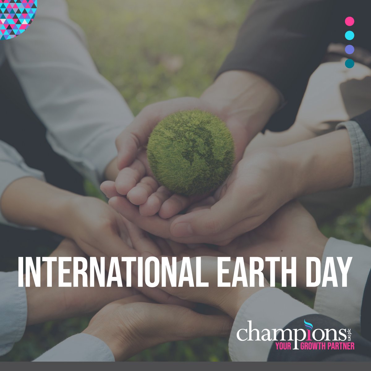 Today we celebrate International Earth Day, a global observation of all the achievements and awareness raised for the health of our planet. Let's use today as a platform to improve not just the planet, but also ourselves as businesses. #InternationalEarthDay #EarthDay #World