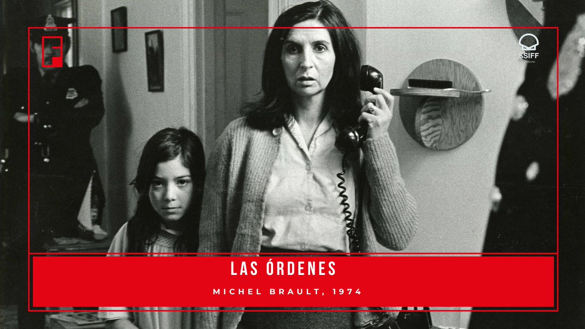 ⚡️Egunotan: 📽️LAS ÓRDENES (Michel Brault, 1974) 🗓️04/23 @GolemPamplona 🗓️04/25 @ArtiumMuseoa 🗓️04/26 @tabakalera 🗓️04/27 @bilbaomuseoa 🗓️04/29 Le Sélect ➡️Compartió con Costa-Gavras el premio a la mejor dirección en Cannes (1975). Título imprescindible del cine de Quebec.