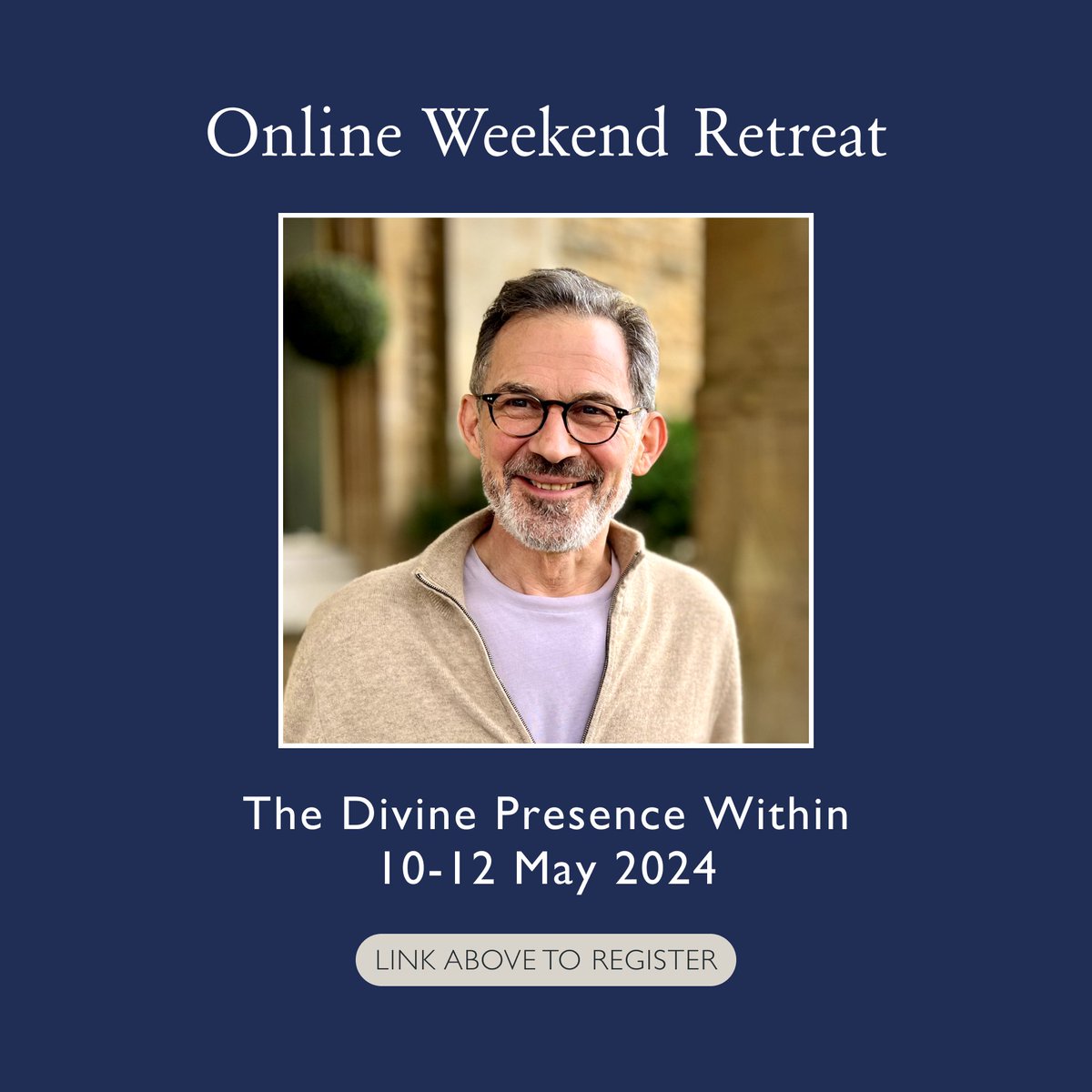 The Divine Presence Within: Rupert’s upcoming online weekend retreat at home. Join and even make new friends all around the world, 10–12 May. Secure your place here: bit.ly/3uZgIIz