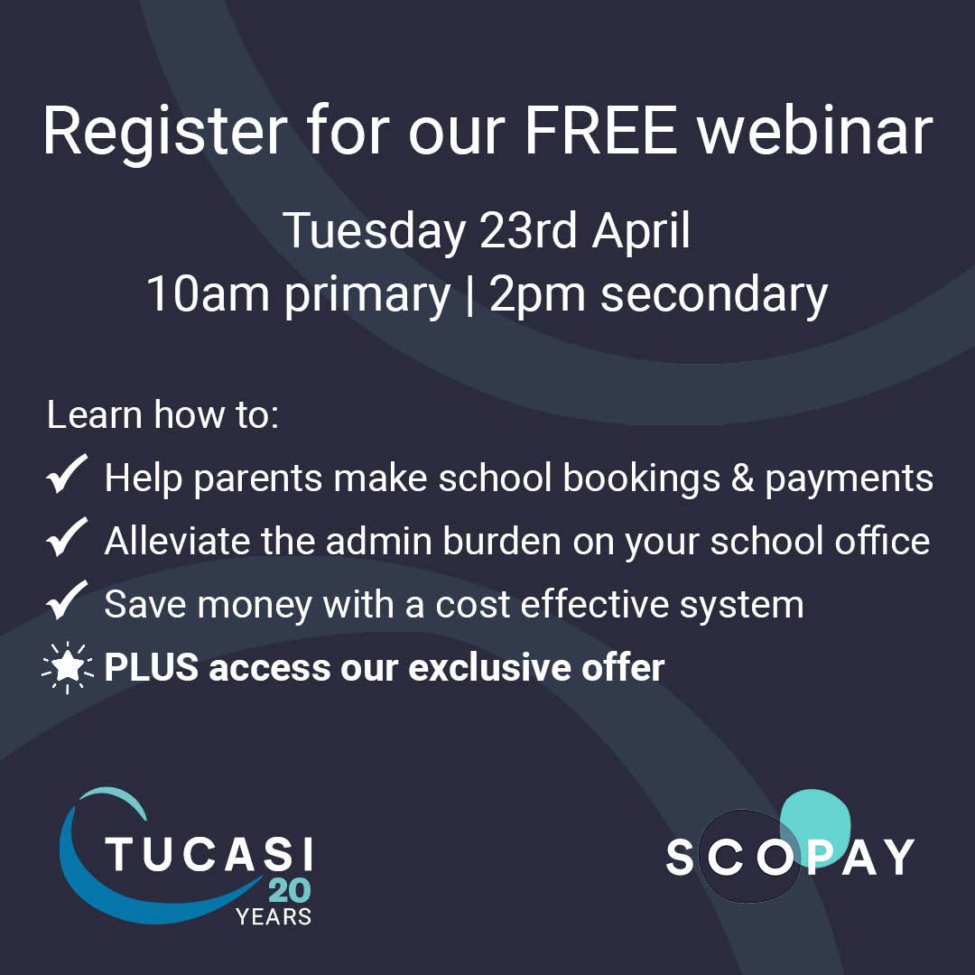 It’s your last chance to register for tomorrow’s webinar!
Learn how to transform your school admin and payments.
Reserve your FREE space before it’s too late: ow.ly/kBLZ50QX9F0
#School #SBL #OnlinePayments