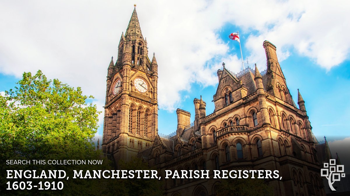 Could these records help you?
Search in the 'England, Manchester, Parish Registers, 1603-1910' collection, available now here:
👉🏻 familysearch.me/3UfygKc

#familysearch #familyhistory #genealogy