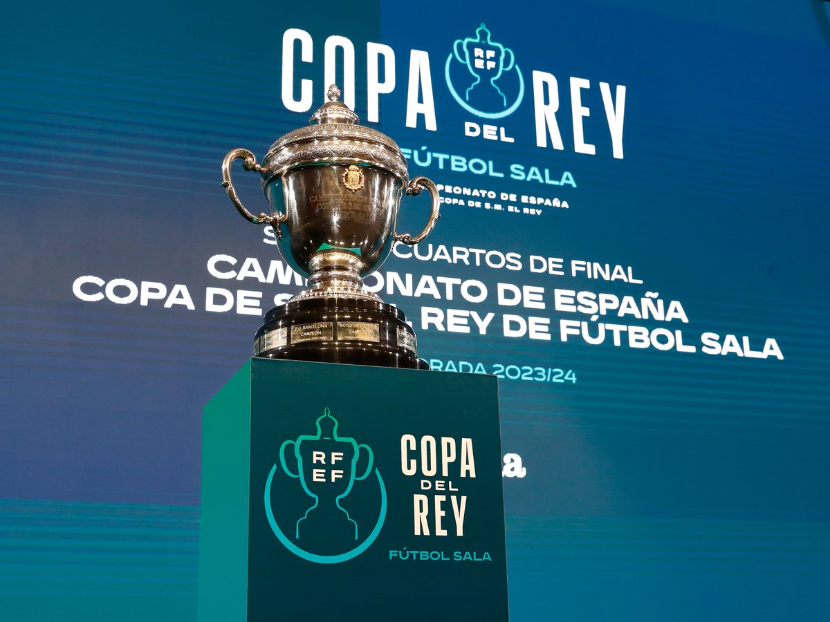 🏆¡Hoy es día del sorteo de la Final Four de la #CopadelReyFS! 🏟️ El antepalco del Benito Villamarín será el escenario a partir de las 13:00 horas 📺 @RTVBetis, @teledeporte y @FutSalRFEF ⚔️ Posibles rivales: @peniscolafs, @JimbeeCartagena o @JaenFS