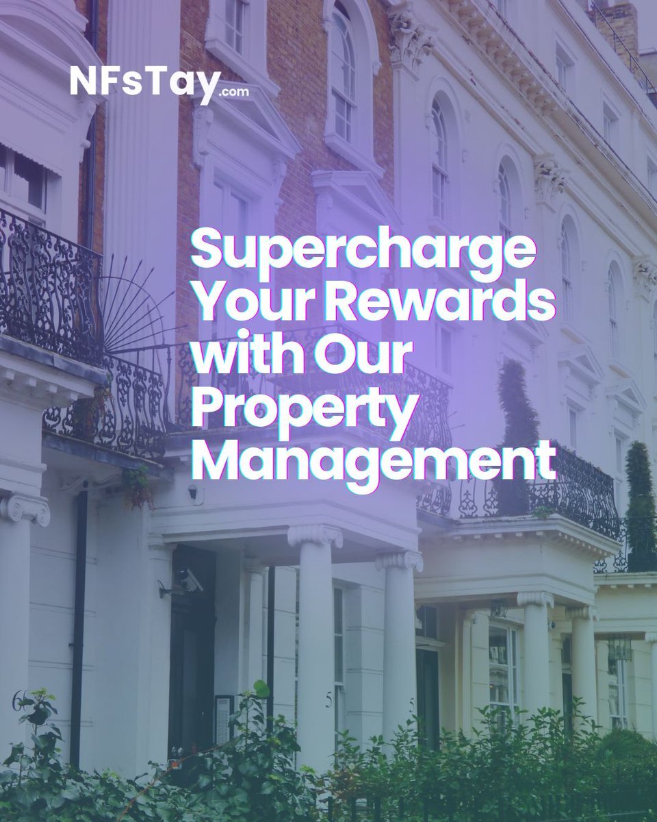 nfstayofficial's tweet photo. Let our property management service supercharge your rewards!

Sit back, relax, and watch the rewards roll in.

SuperchargeRewards #PropertyPerks https://t.co/v2jAkaNLa6