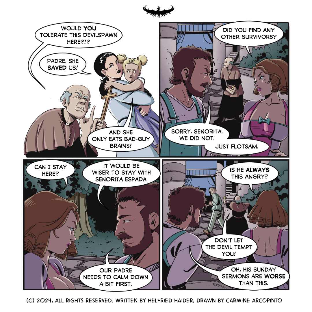 526 - Hold that cross up!
They ain't buyin what he's selling.
#webcomics