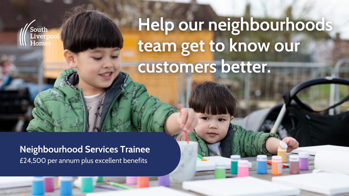 Knowing our customers has never been more important and that’s why we’re looking for a Neighbourhood Services Trainee to support our team and put customer insight into practice in our communities. ow.ly/F3Bh50RhWCU