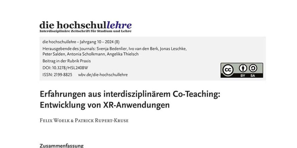 📑#Hochschullehre: Das #LehrLernModul 'Augmented und Virtual Reality' bietet Studierenden tiefe Einblicke in #AR & #VR. 
@redaktion_hsl stellt Modul, Umsetzung und #CoTeaching Erfahrungen der @fh_kiel vor. 

#OpenAcess 👉u.wbv.de/hsl2408so

@dikule_uba @llt_tugraz @T_Ortelt