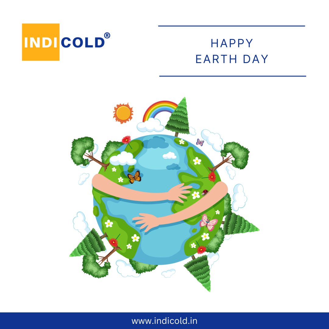 Happy Earth Day. :) ... Indicold is happy to be contributing towards a sustainable cold supply chain.