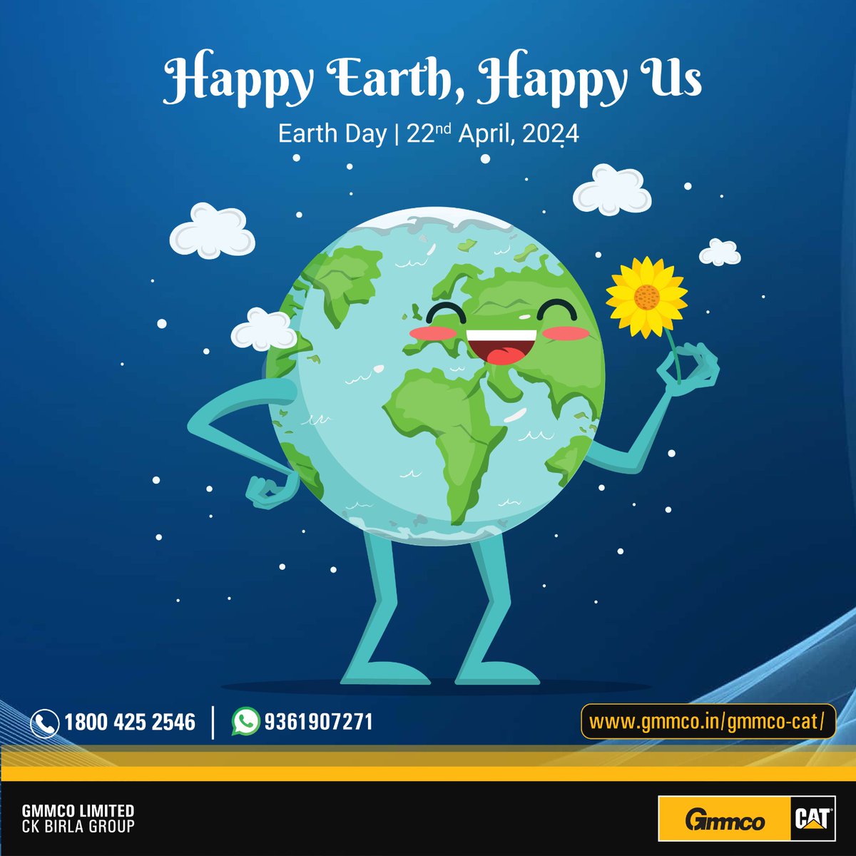The happier the Earth, the brighter our future. Let's take action now to ensure a joyful, sustainable planet.

#Gmmco #GmmcoCat #Caterpillar #EarthDay #EarthDay2022 #Sustainablefuture #NurtureEarth #sustainableearth