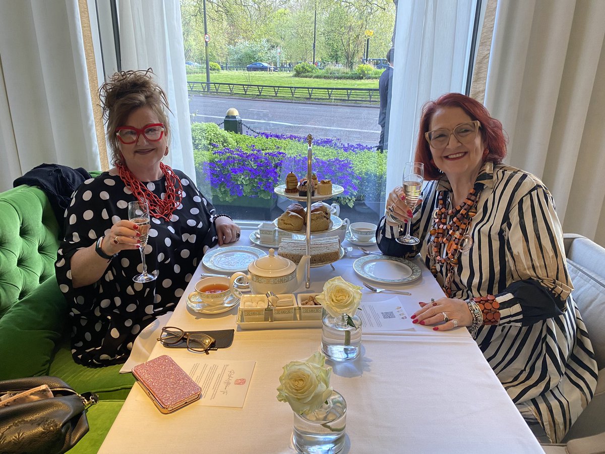 lisatriple3's tweet photo. @Grosvenor_House Thankyou for a fab Rosebud afternoon tea on Saturday. Valentino and team were superb. @GylesB1 I love the Rosebud podcast and your recommendation for tea was a perfect place to celebrate my 70th birthday with my dear friend Tracy @WorldClassWCS https://t.co/ZroOQGfKEW