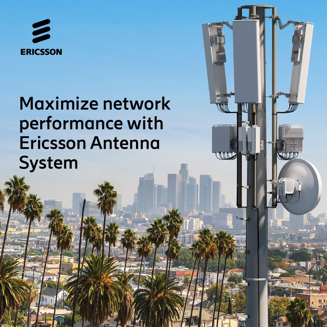 Antennas are essential for maximizing network. The right choice can help with: 🚀 High performance 📳 Better coverage & capacity 💚 Sustainability 💸 Reduce operational costs Discover how #EricssonAntennaSystem offers a comprehensive solution. 🔗 m.eric.sn/iKxi50RiROG