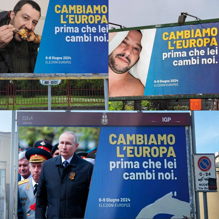 The images are strong, alright, but I don't understand why @pdnetwork is complaining so much about these electoral posters... @CrazyItalianPol, @grande_flagello