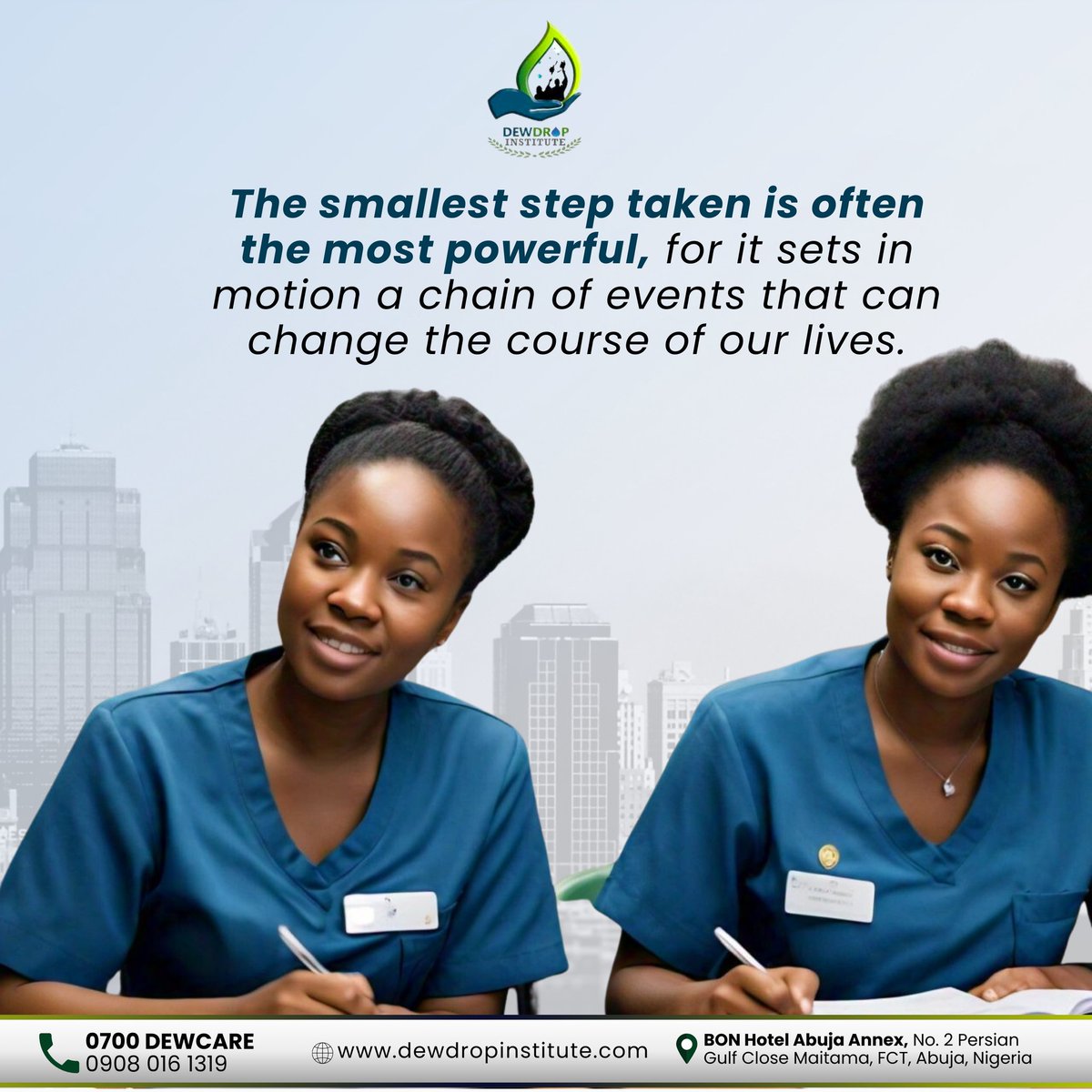 dewdropInst's tweet image. 🌟 Ready to take that first powerful step towards a rewarding career? 🌟

Join us and become part of a community dedicated to making a positive difference in the lives of others.  #Caregiver #DewdropInstitute 🌼✨