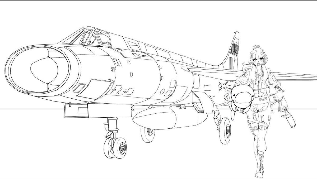#Wip of a very very unique plane, bonus points if you know what it is!
#Anime #AviationArt