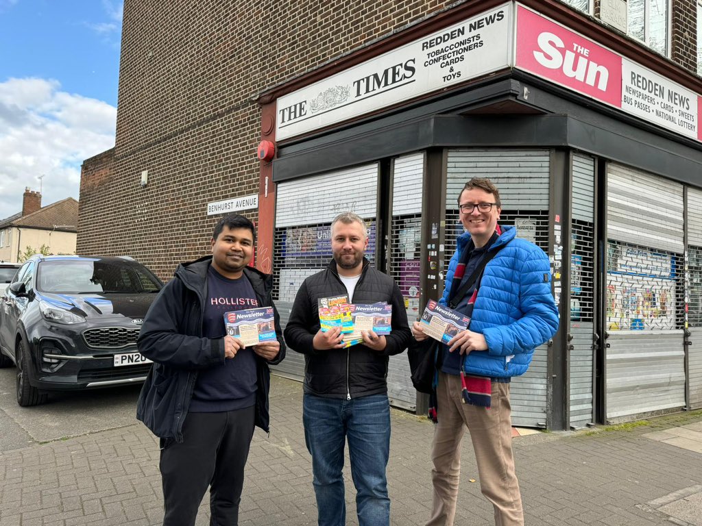 samhollanduk's tweet photo. Productive Sunday spent reminding the good folk of Havering to #KeepKeith and that they’ll be #SaferWithSusan. 

It’s time to get back to basics in Greater London. It’s time to #VoteConservative. https://t.co/e4LyI5JcZW