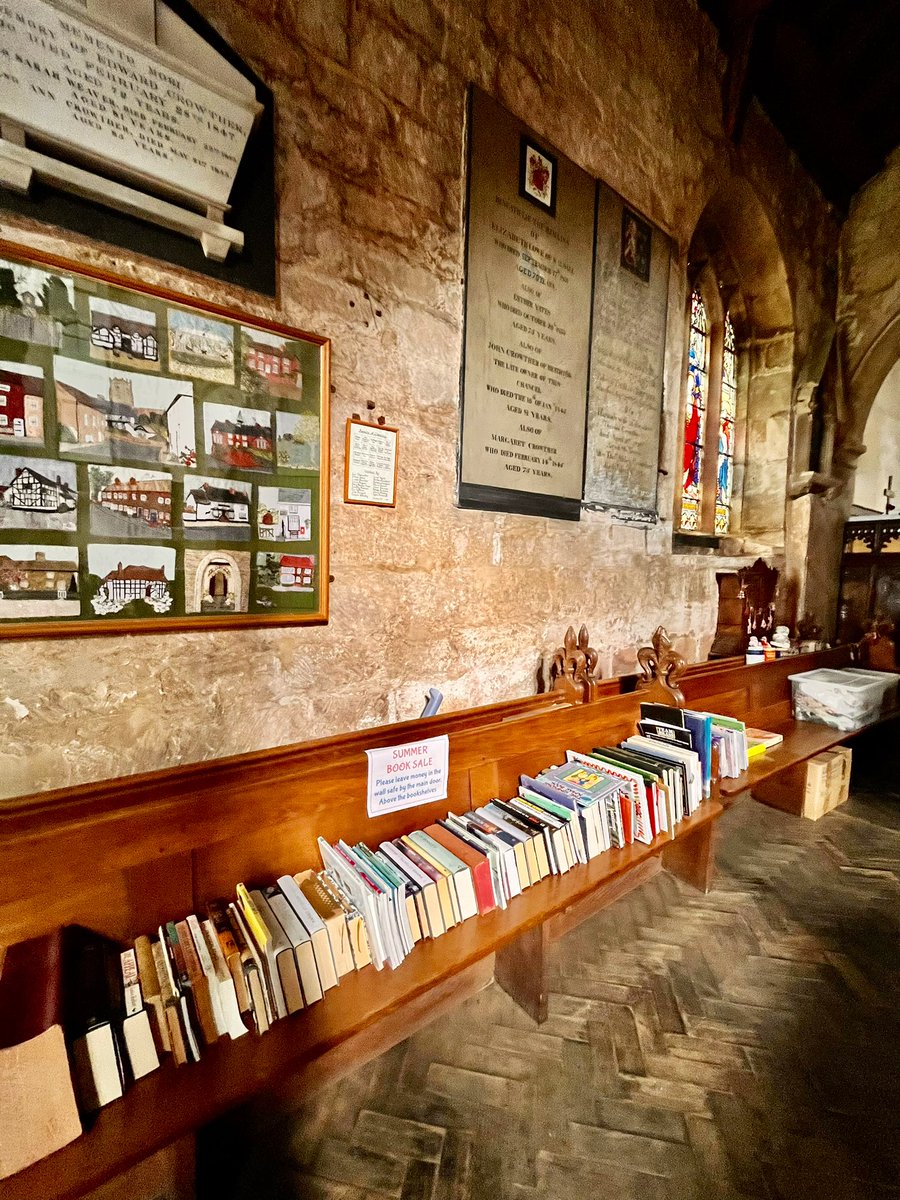 Churches with secondhand bookshops. No 2. 

All Saints Church, Claverley, Shropshire.