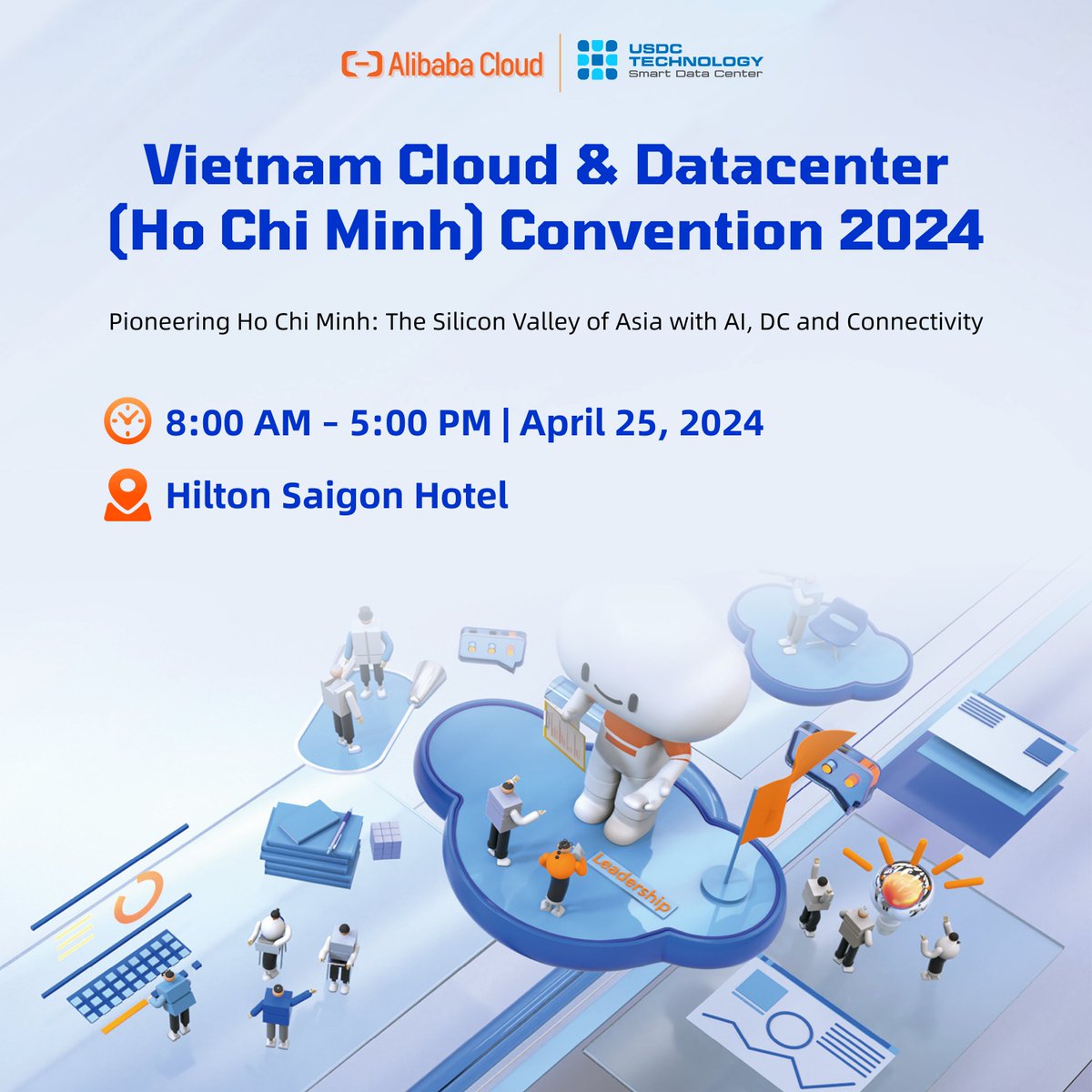 Just three days left until the Vietnam Cloud & Datacenter Convention 2024 kicks off in Ho Chi Minh City! Secure your spot today and join us for an unforgettable week of #Innovation, #Collaboration, and exploration! #AlibabaCloud can't wait to see you there!