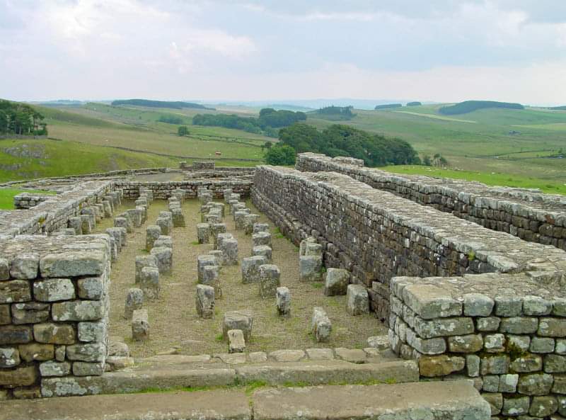 Vindolanda, Northumberland - UK :

Built to protect the Stanegate (a road which ran just south of Hadrian's Wall), Vindolanda is perhaps best known as the site where the Vindolanda Tablets (the oldest handwritten documents in Britain, dating to 1st-2nd Centuries AD) were found.…